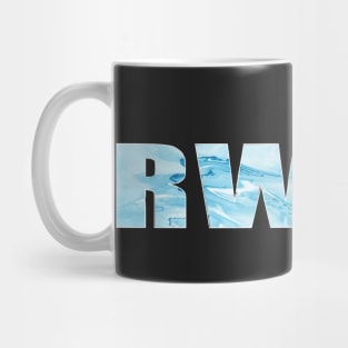 RWU blue marble artwork Mug